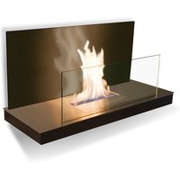 Radius Design - Wallflame II - Edelstahl / Glas, schwarz von Radius Design