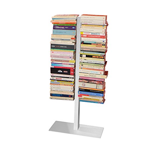 Radius Design booksbaum Double Stand klein weiß, 3tlg. Best.aus: Halterung + Fuß + Einlegeböden [W] von Radius Design