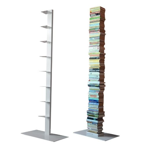 Radius Design booksbaum Single Stand Gross weiß, 3tlg. Best.aus: Halterung + Fuß + Einlegeböden [W] von Radius Design