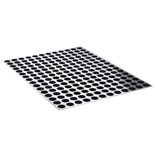 Radius - Feet back III - Fußmatte, Türmatte, Fußabtreter - Edelstahl - Scharze Bürsten - 78 x 59 cm von Radius