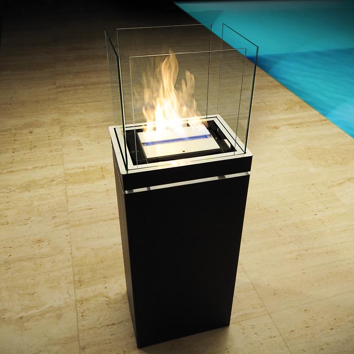 Feuerstelle 'High Flame' schwarz von Radius