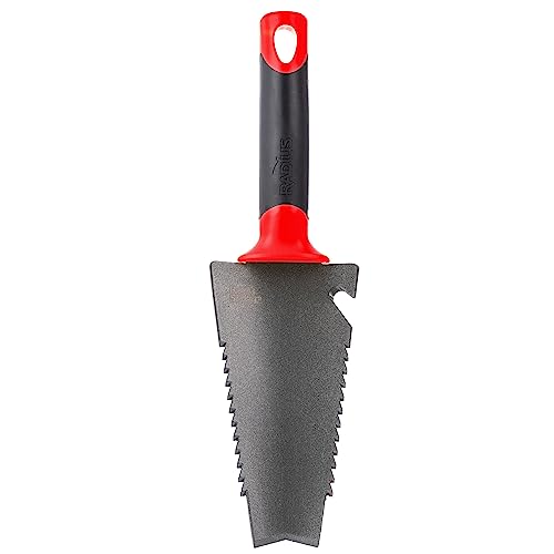 Radius Garden 16011 Root Slayer Carbon Stahl Hand Schaufel rot von Radius