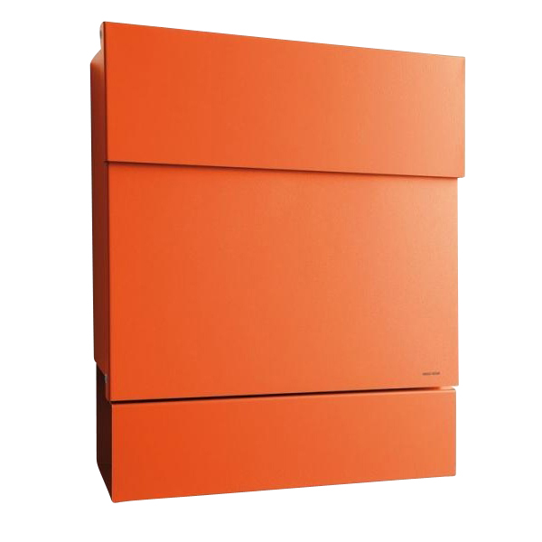 Radius - Letterman 5 Briefkasten - orange/mit Zeitungsfach/BxHxT 40x47,5x11,5cm von Radius