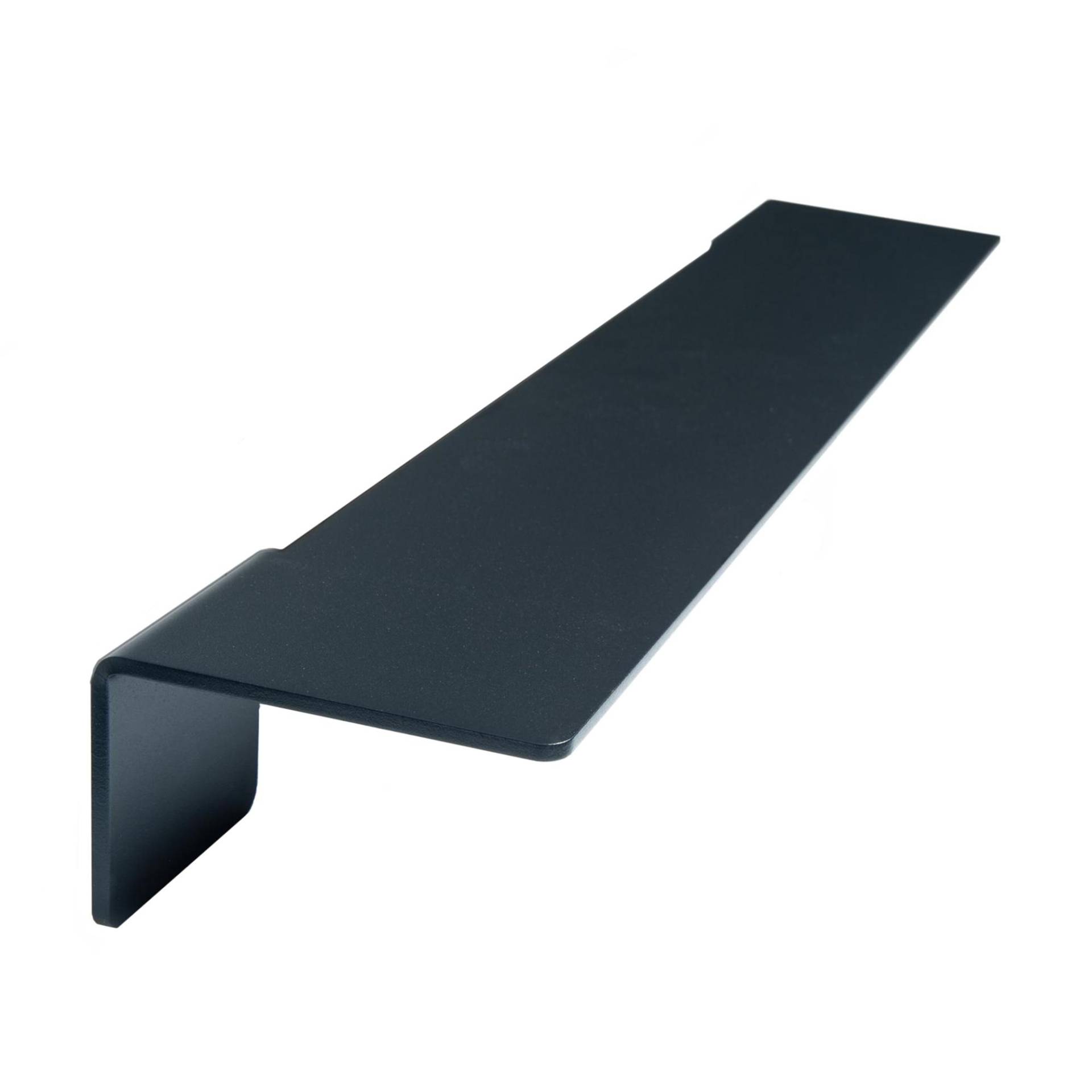 Radius - Puro Badregal - schwarz/pulverbeschichtet/BxT 60x8,3cm von Radius