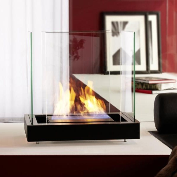 Radius - Top Flame Feuerstelle - schwarz/Stahl gepulvert/BxHxT 50,2x49,5x37,2cm/1.7l Brennkammer von Radius