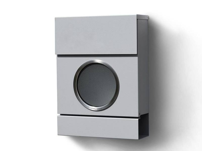 Radius Wandbriefkasten Briefkasten Letterman MB inkl. LED-Licht, inkl. akkubetriebener LED-Innenbeleuchtung von Radius