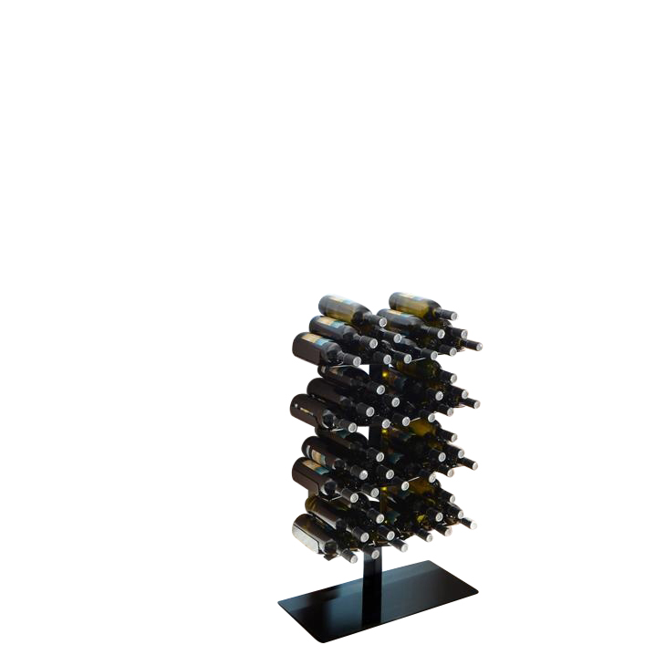 Radius - Wine Tree Standregal 90cm - schwarz/BxHxT 61x90,5x29cm von Radius