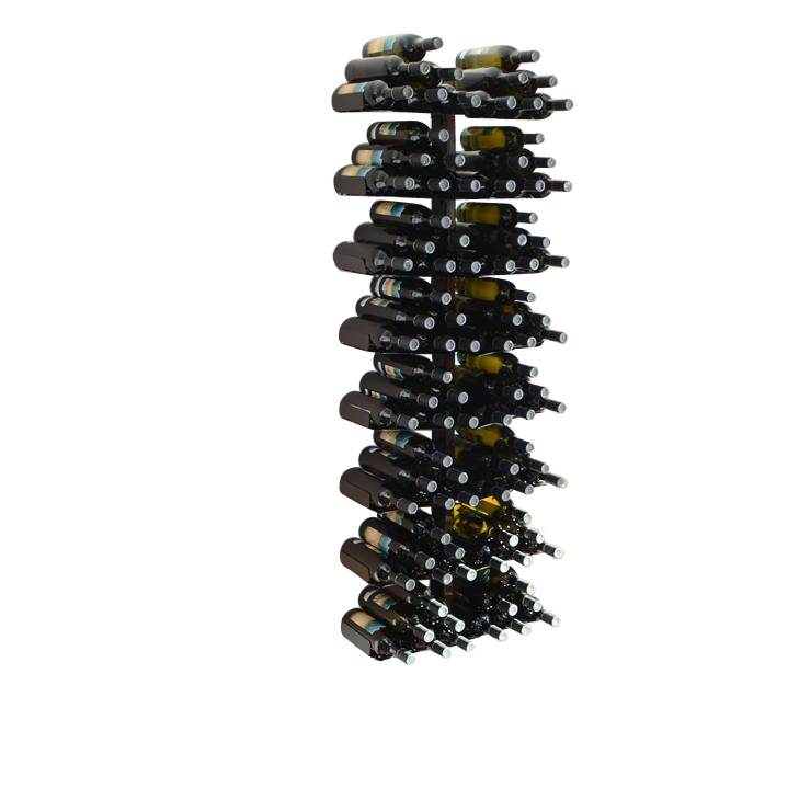 Radius - Wine Tree Wandregal 170cm - schwarz/pulverbeschichtet/BxHxT 61x170x29cm von Radius