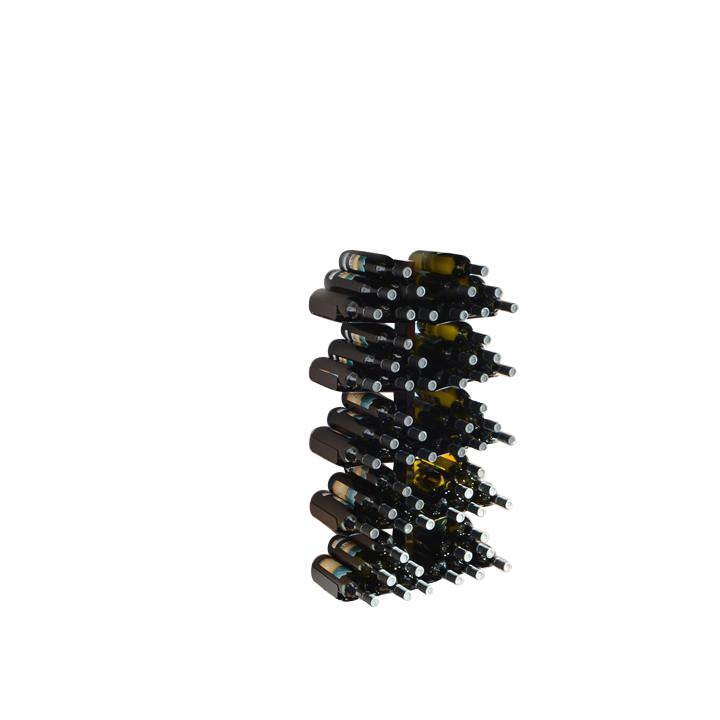 Radius - Wine Tree Wandregal 90cm - schwarz/pulverbeschichtet/BxHxT 61x90x29cm von Radius