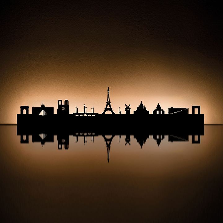 Städte-Teelichthalter 'Paris' von Radius