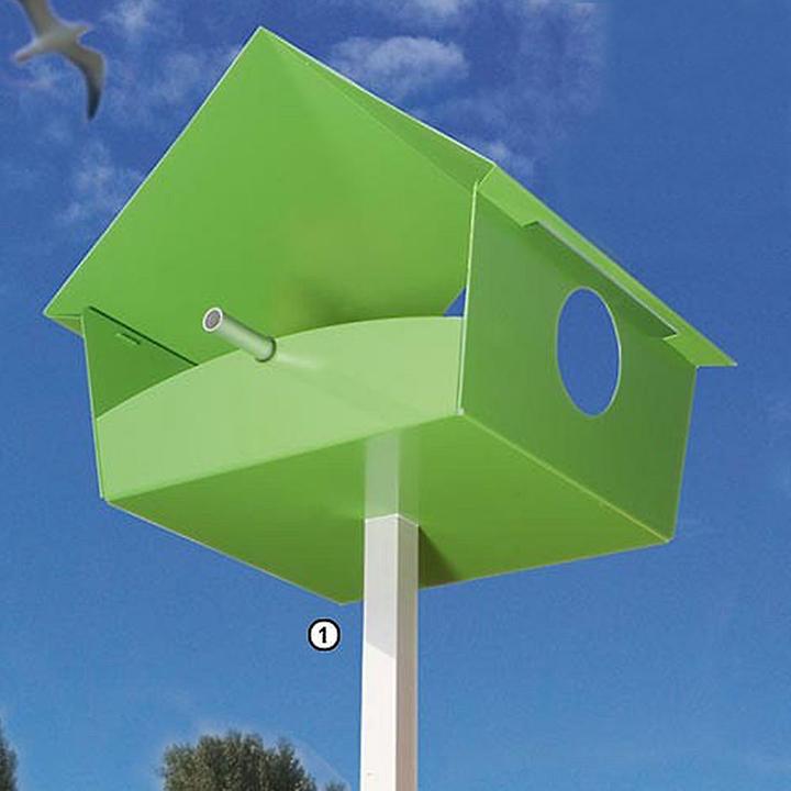 Vogelhaus XXL, grün (Abb. 1) von Radius