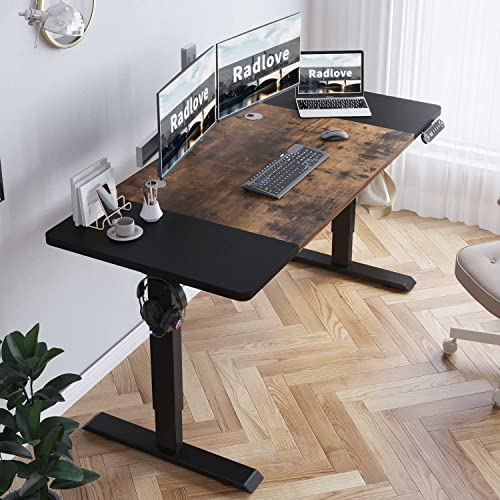 Radlove Schreibtisch Höhenverstellbar Elektrisch Stehpult,160 x 76 cm Stehschreibtisch mit 4 Memory-Steuerung mit Tischplatte 2-Fach-Teleskop Stehschreibtisch, Spleißbrett Radlove Schreibtisch Höhenverstellbar Elektrisch Stehpult,160 x 76 cm Stehschreibtisch mit 4 Memory-Steuerung mit Tischplatte 2-Fach-Teleskop Stehschreibtisch, Spleißbrett von Radlove