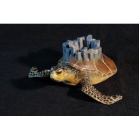 3D Bedruckt Handgemalt Original Meeresschildkröte Topf von RadstudioShop