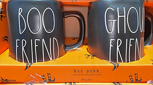 Rae Dunn Boo Friend And Ghouul Friend Tassen-Set von RAE DUNN BY MAGENTA