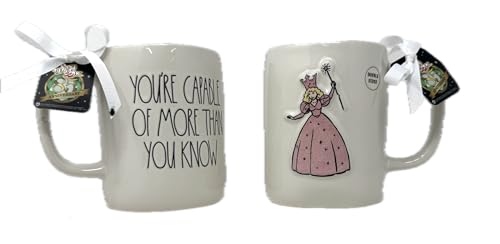 Rae Dunn Glinda The Good Witch Tasse doppelseitig – Zauberer der Filmserie – Keramik Rae Dunn Glinda The Good Witch Tasse doppelseitig – Zauberer der Filmserie – Keramik von Rae Dunn by Magenta