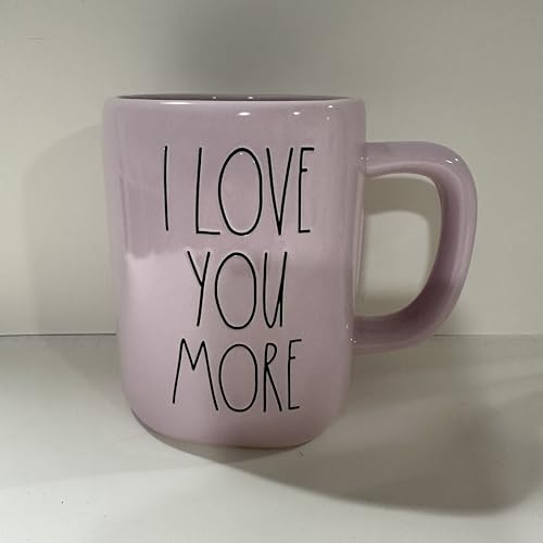 Rae Dunn Keramik-Kaffeetasse mit Aufschrift "Happy Birthday", innen rosa von Rae Dunn by Magenta