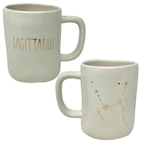 Rae Dunn SAGITTARIUS Sternzeichen Horoskop Astrologisches Zeichen Tasse – doppelseitig – Gold LL Schriftzug – Keramik – sehr selten Rae Dunn SAGITTARIUS Sternzeichen Horoskop Astrologisches Zeichen Tasse – doppelseitig – Gold LL Schriftzug – Keramik – sehr selten von Rae Dunn by Magenta