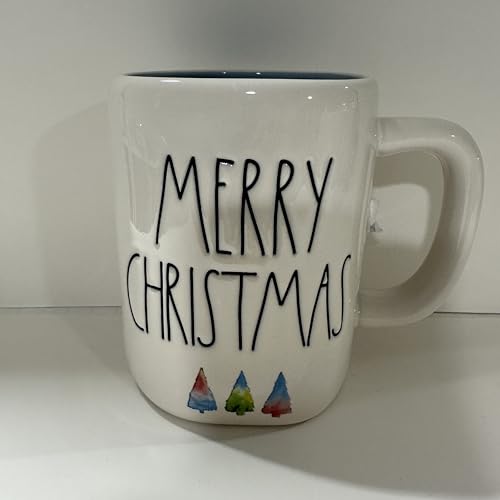 Rae Dunn Tasse mit Aufschrift "Merry Christmas", Keramik, Weihnachten von Rae Dunn by Magenta