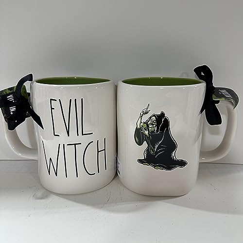 Rae Dunn Tasse mit böser Hexe – grüne Innenseite – Halloween – Keramik von Rae Dunn by Magenta