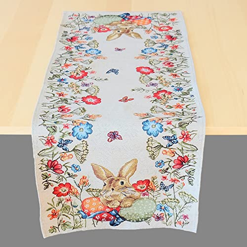 Raebel Gobelin Tischset Tischläufer Ostern, Verschiedene Größen, bunt, Größe: Läufer 35 x 140 cm von Raebel