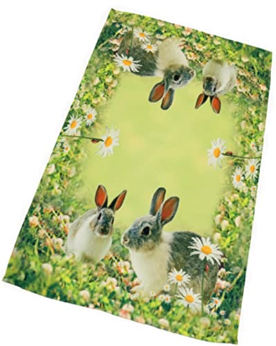 Raebel Tischdecke Ostern 30x70 cm Osterdecke Tischläufer Mitteldecke Hasen Läufer 100% Polyester von Raebel