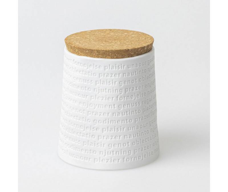 Räder Design Aufbewahrungsdose Räder Raumpoesie Vorratsdose Genuss D10cm H12cm aus Pporzellan Räder Design Aufbewahrungsdose Räder Raumpoesie Vorratsdose Genuss D10cm H12cm aus Pporzellan von Räder Design