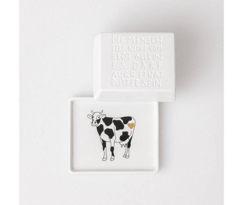 Räder Design Butterdose BUTTERDOSE, KLEIN. DER MENSCH LEBT NICHT ... von Räder Design