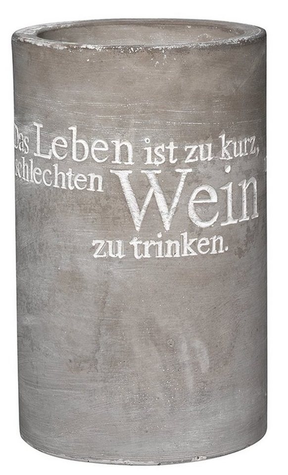 Räder Design Dekoschale Räder 10405 PET Vino Beton Flaschenkühler von Räder Design