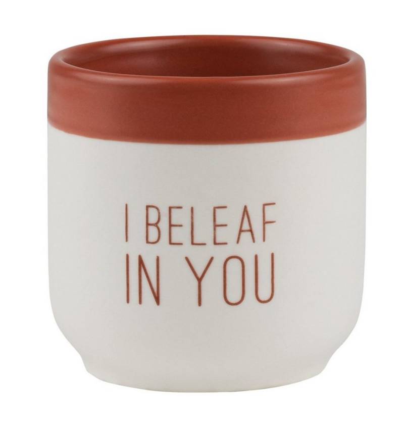 Räder Design Dekovase Blumige Grüße "I Beleaf In You" von Räder Design