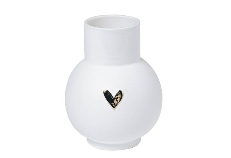 Räder Design Dekovase Kugelvase Herz Gold von Räder Design