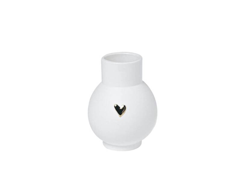 Räder Design Dekovase Lovely. Kugelvase - Herz gold von Räder Design
