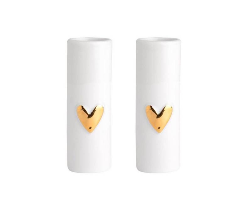 Räder Design Dekovase Wolke Sieben MINI VASEN 2er Set HERZ von Räder Design
