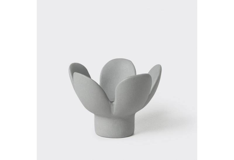 Räder Design Kerzenhalter Blume Grau von Räder Design