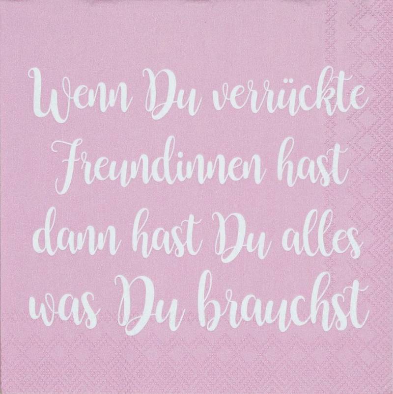 Räder Design Papierserviette DINING COCKTAILSERVIETTEN "WENN DU VERRÜCKTE..." Räder Design Papierserviette DINING COCKTAILSERVIETTEN "WENN DU VERRÜCKTE..." von Räder Design