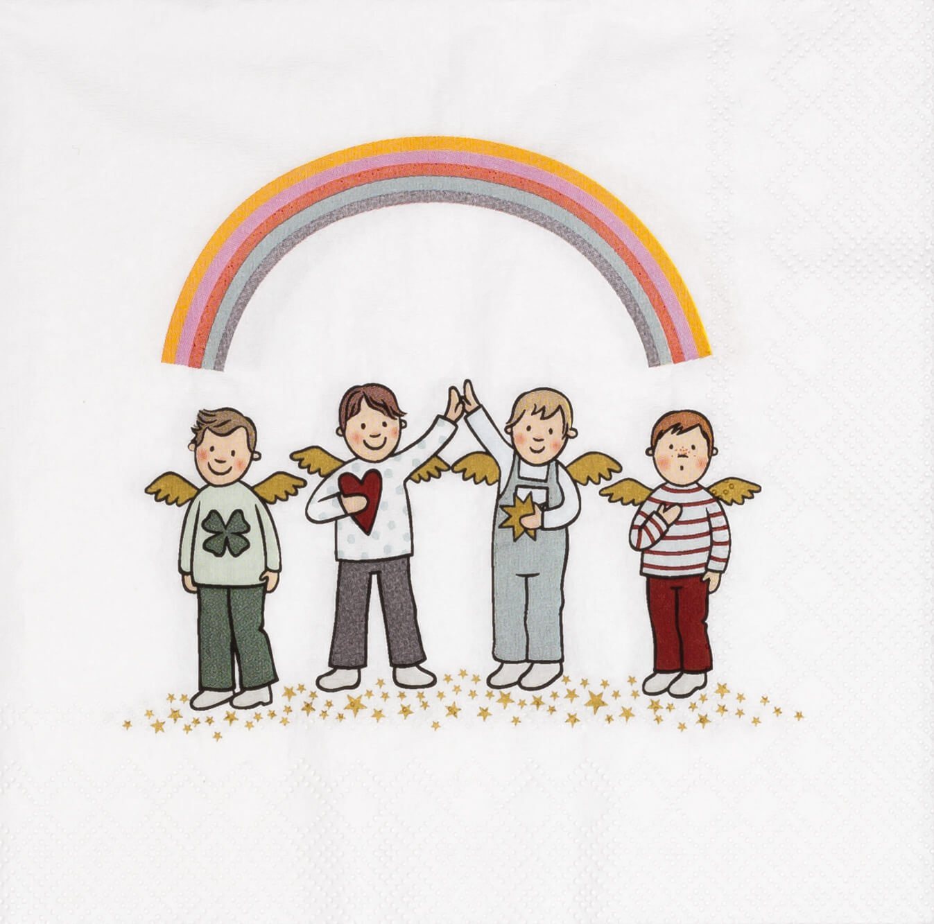 Räder Design Papierserviette Serviette Himmlische Brüder von Räder Design