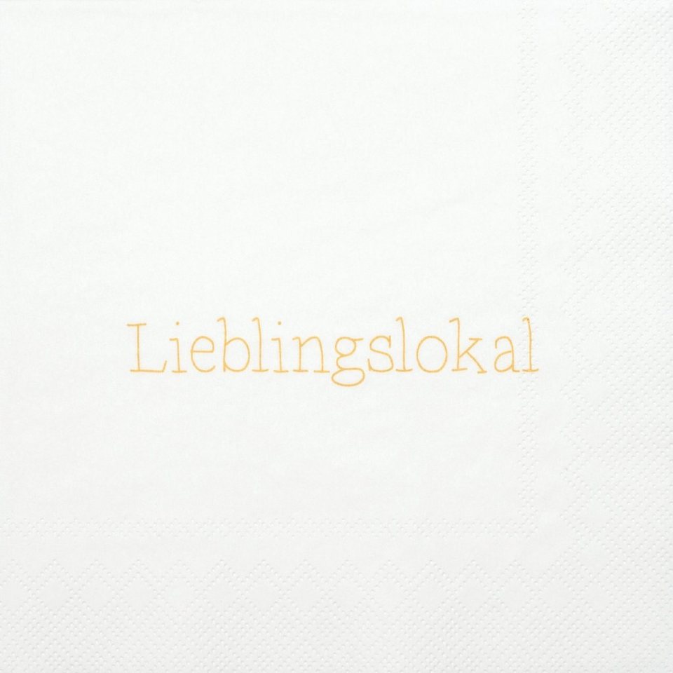 Räder Design Papierserviette Serviette Lieblingslokal"" von Räder Design