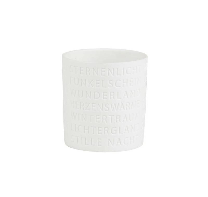Räder Design Teelichthalter Winterschimmer "Worte" von Räder Design