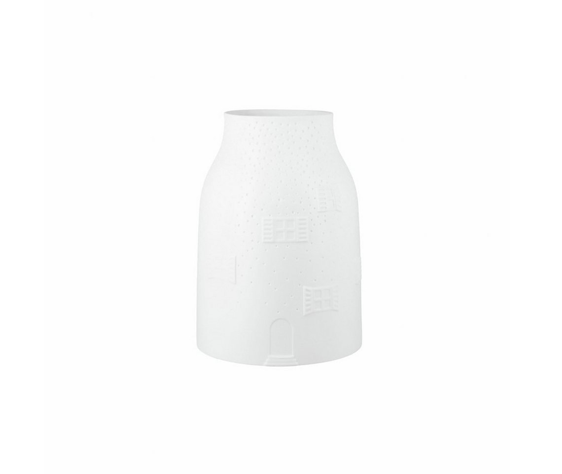 Räder Design Tischvase Räder Vase Winterhaus aus Porzellan weiß D18cmxH25cm von Räder Design