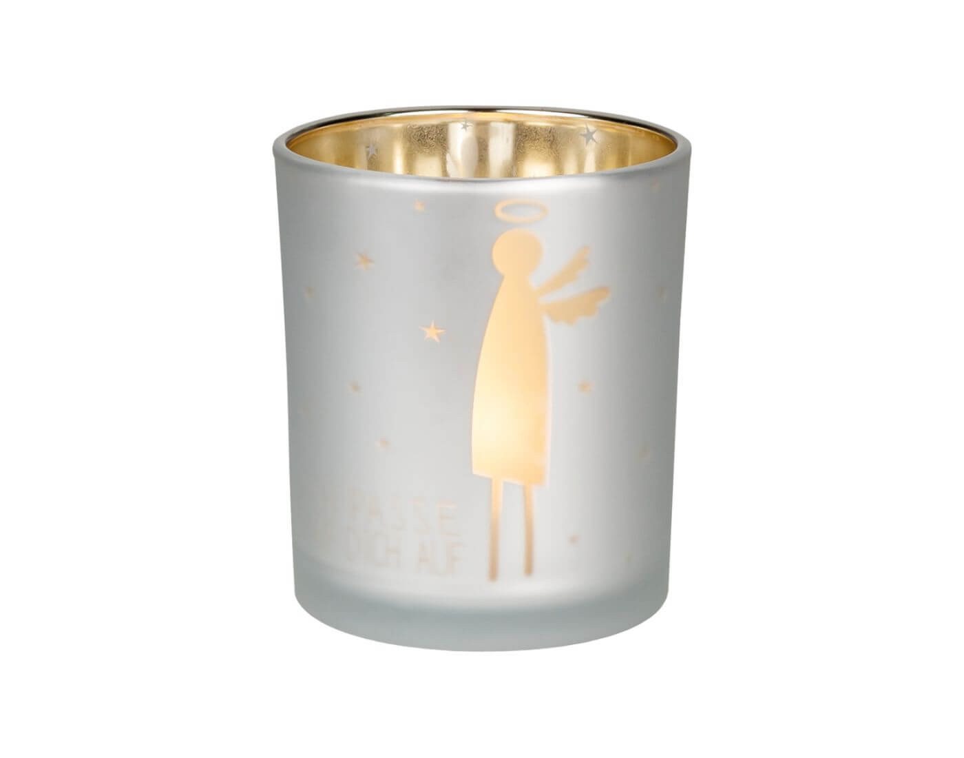 Räder Design Windlicht Glanzlicht groß - Ich passe auf dich auf Räder Design Windlicht Glanzlicht groß - Ich passe auf dich auf von Räder Design