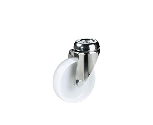 Polyamid Edelstahl Apparaterollen ø 75mm Rückenlochbohrung, rostfrei, Polyamidrad, Gleitlagerung, Lenkrolle, Edelstahl, VA, VA2, Inox Polyamid Edelstahl Apparaterollen ø 75mm Rückenlochbohrung, rostfrei, Polyamidrad, Gleitlagerung, Lenkrolle, Edelstahl, VA, VA2, Inox von Räder Wendt