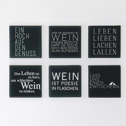 Räder 6er Set Untersetzer Glasuntersetzer mit Silikonfüßen Design Räder 6er Set Untersetzer Glasuntersetzer mit Silikonfüßen Design von Räder