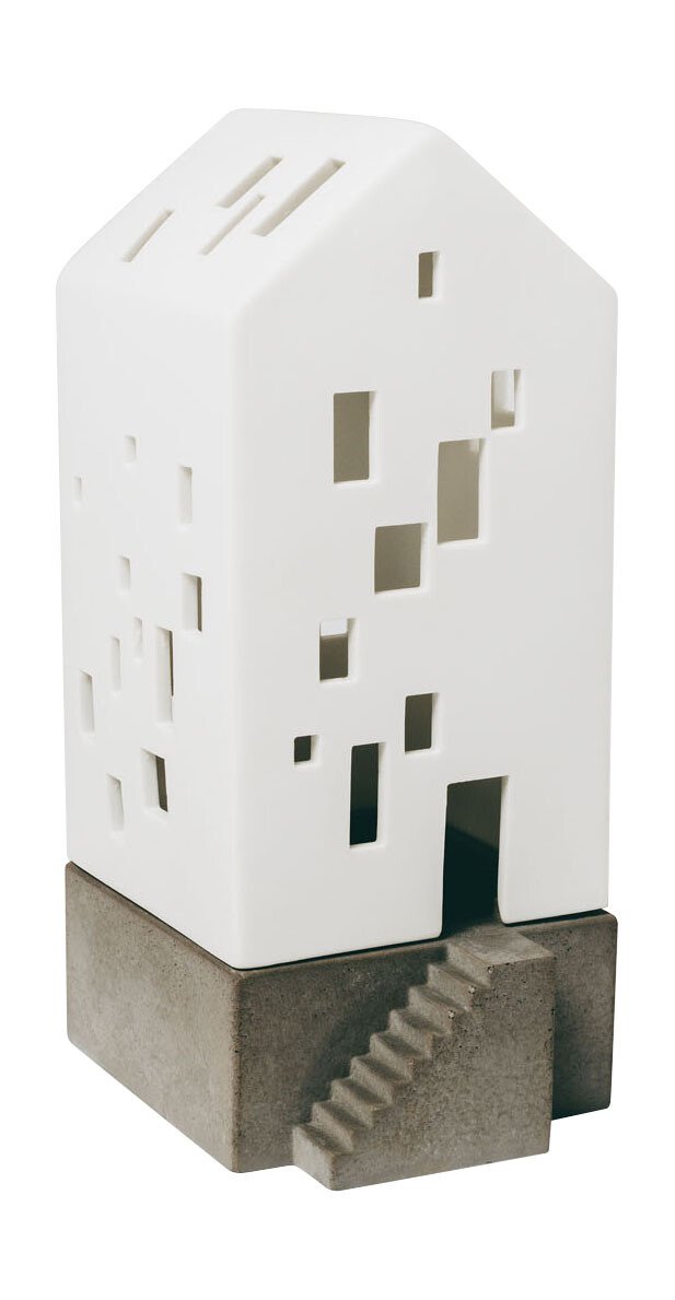 Lichthaus kl. Apartmenthaus m. Betonsockel 9,5x8x19cm von Räder