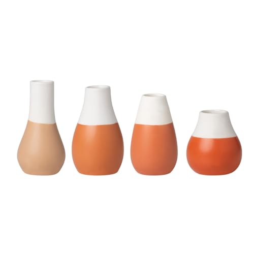 Unbekannt Mini Pastellvasen 4er Set Deko Vasen - Räder Design von Räder