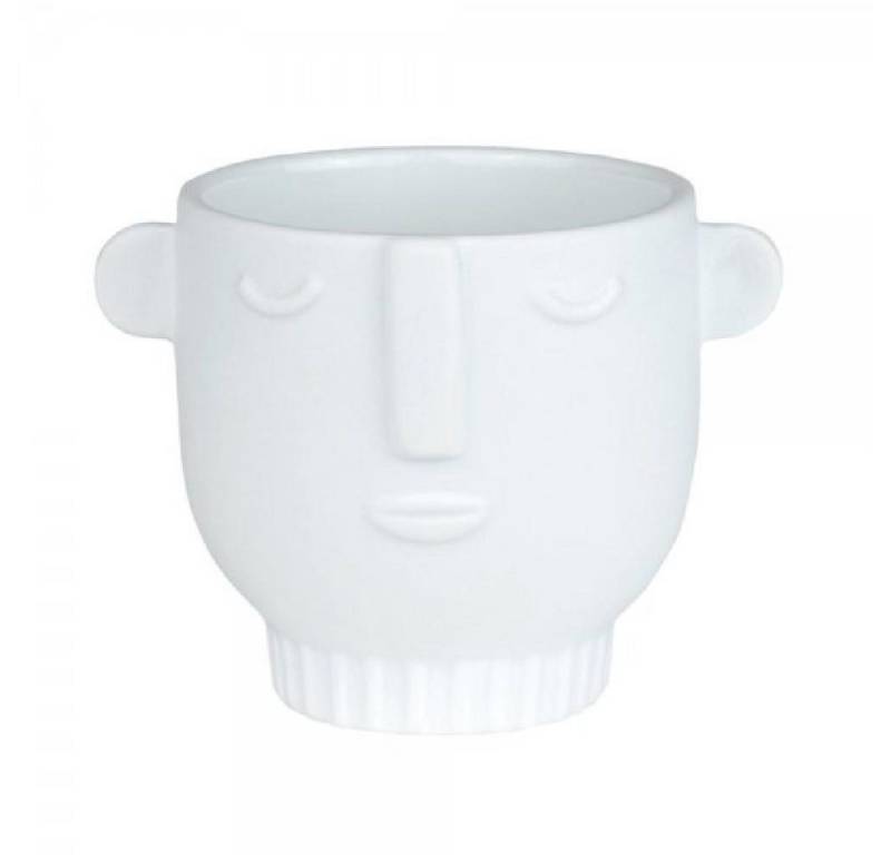 Räder Blumentopf Design Übertopf Teelichthalter Kleine Lichtgestalt Juri Weiß (8,5cm) von Räder