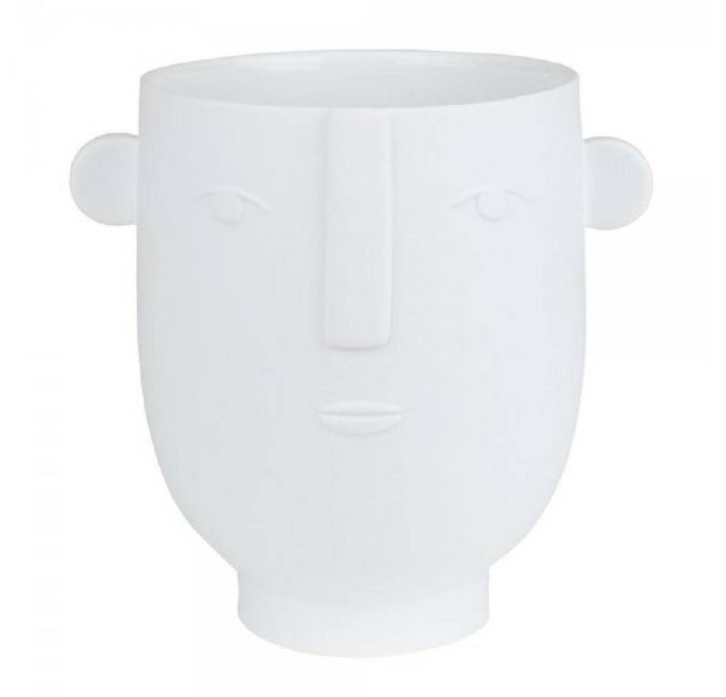Räder Blumentopf Design Vase Übertopf Naturgestalten Flora Weiß (19,5cm) von Räder