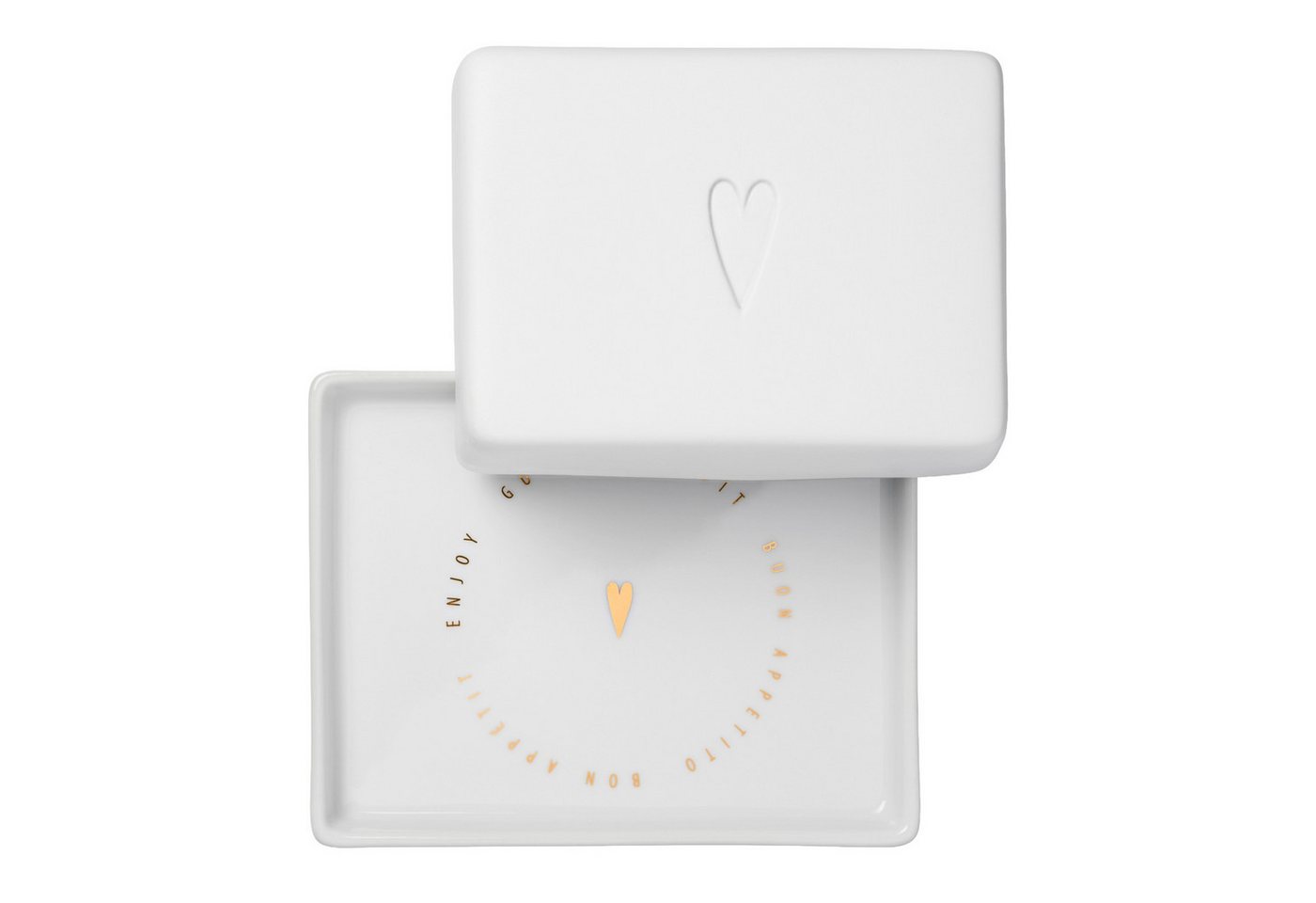 Räder Butterdose räder Butterdose Herz Weiß klein, Porzellan Räder Butterdose räder Butterdose Herz Weiß klein, Porzellan von Räder