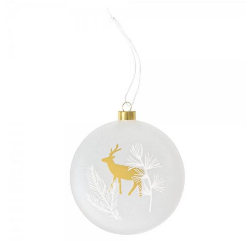 Räder Christbaumschmuck Design Christbaumkugel Frostmedaillon Hirsch von Räder