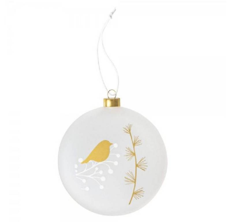Räder Christbaumschmuck Design Christbaumkugel Frostmedaillon Rotkehlchen Räder Christbaumschmuck Design Christbaumkugel Frostmedaillon Rotkehlchen von Räder