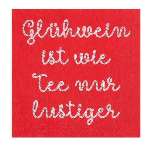 Räder Cocktailservietten Glühwein ist wie Tee von Räder