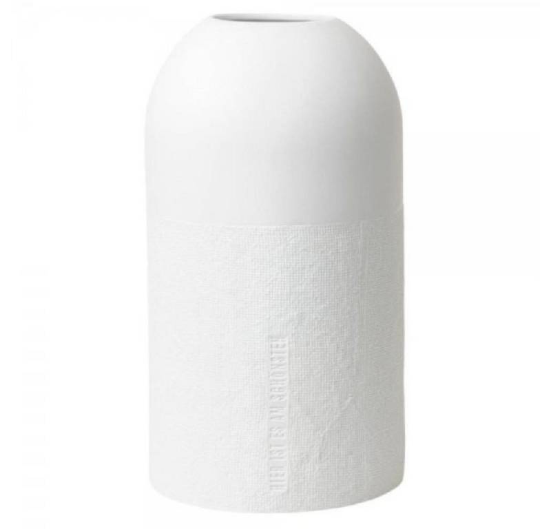 Räder Dekovase Design Vase Formsprache Hier ist es am schönsten Weiß (36cm) von Räder